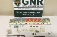 Sete pessoas detidas por tráfico de estupefacientes e posse de arma proibida em Esposende