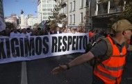 PSP e GNR protestam no arranque da Final Four da Taça da Liga em Braga