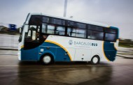 Barcelos Bus com luz verde da AMT