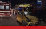 Choque entre carro e ambulância do INEM faz dois feridos em Famalicão