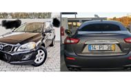 Volvo e Maserati ‘voam’ de moradia em Famalicão