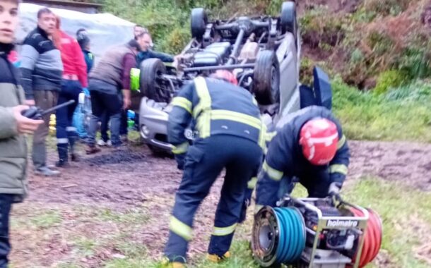ÚLTIMA HORA. Carrinha do Centro Social de Covas (Vila Verde) caiu numa ravina. Há vários feridos